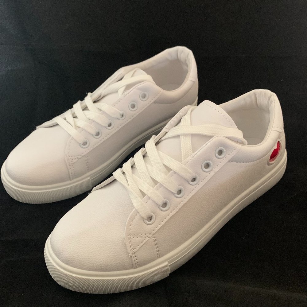 Women's White Sneakers - Fashion Sport - Brand New - Never worn